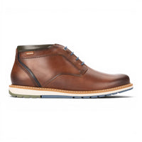Pikolinos Men's Brown Leather Lace-Up Ankle Smart Boots - Berna