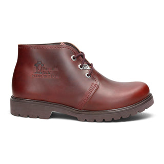 Panama Jack Men's Burgundy Leather Waterproof Lace-Up Ankle Boots - Bota C77
