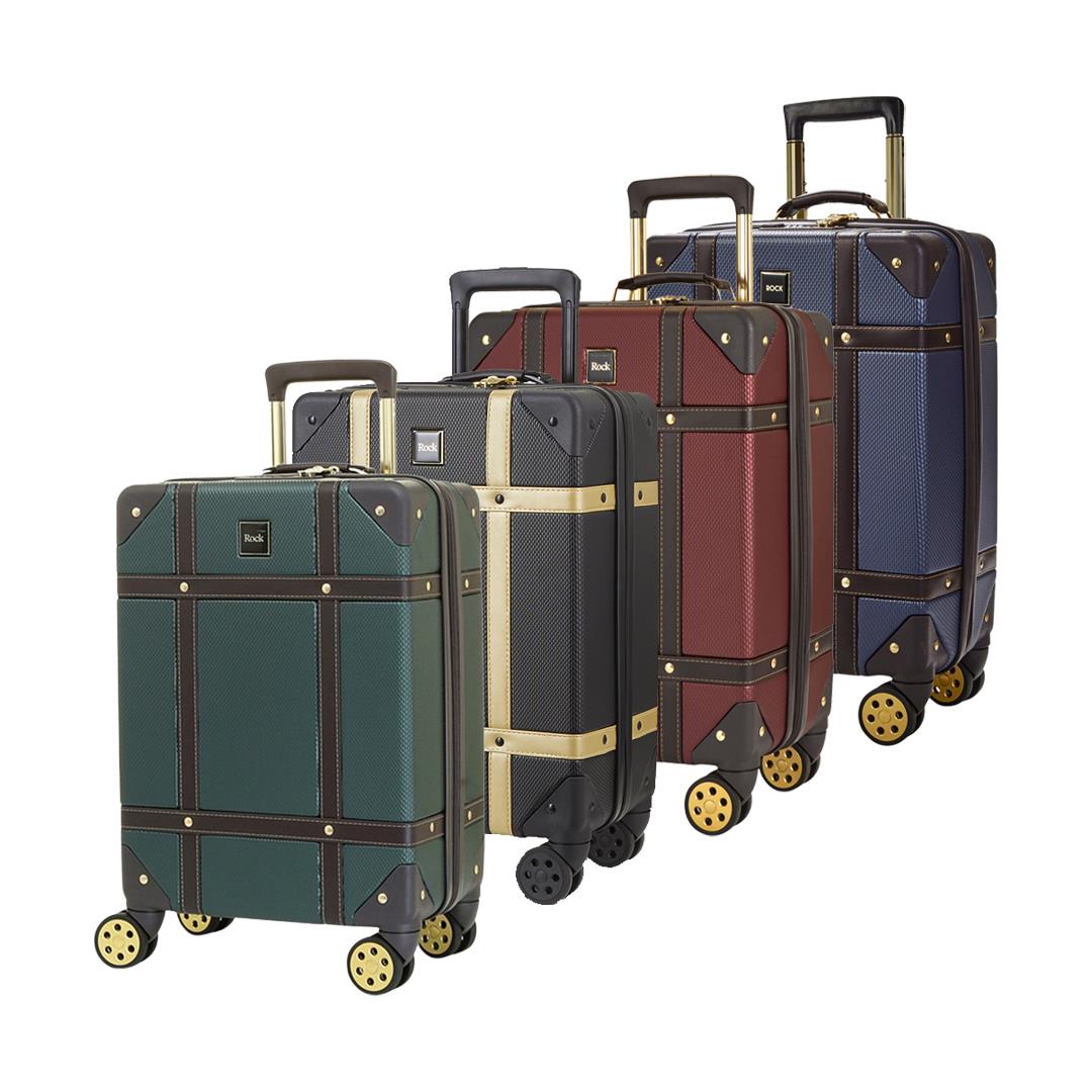 vintage hard shell expandable suitcases