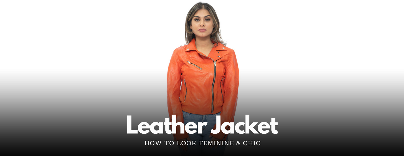 How to Make a Leather Jacket Look Feminine and Chic