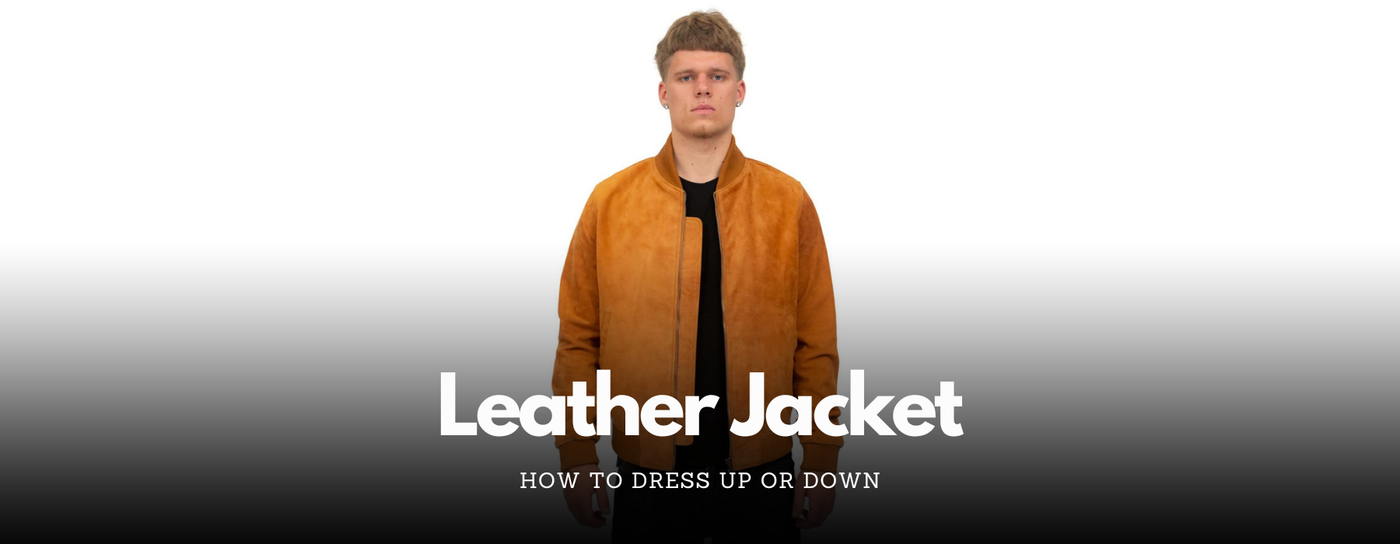 How to Dress Up (or Down) a Leather Jacket