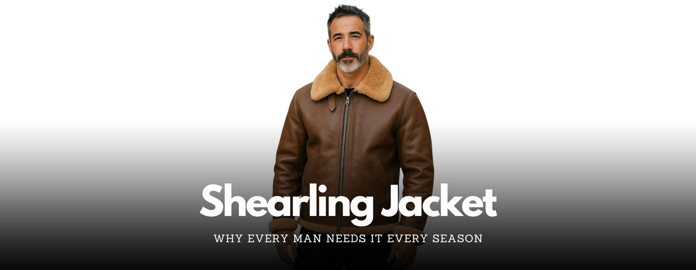 Why Every Man Needs a Shearling Jacket This Season
