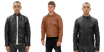 Intensivieren Sie Ihre schwarze Lederjacke für Herren Kollektion mit Infinity Leather 