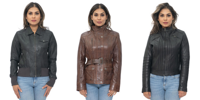 Beginnen Sie Ihren Winter mit unserer hervorragenden Lederjacke für Damen 