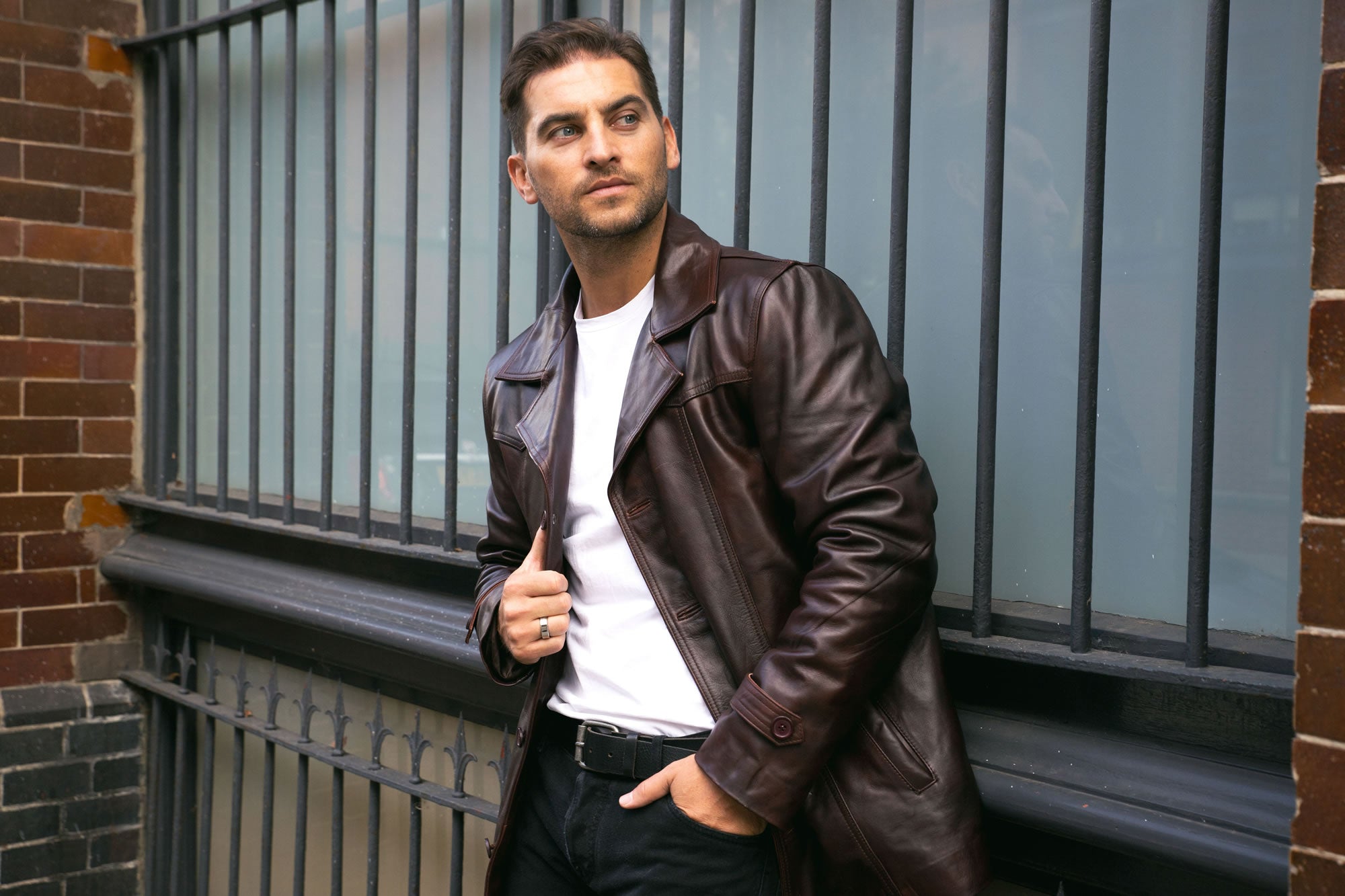 Mens Blazer Leather Jackets