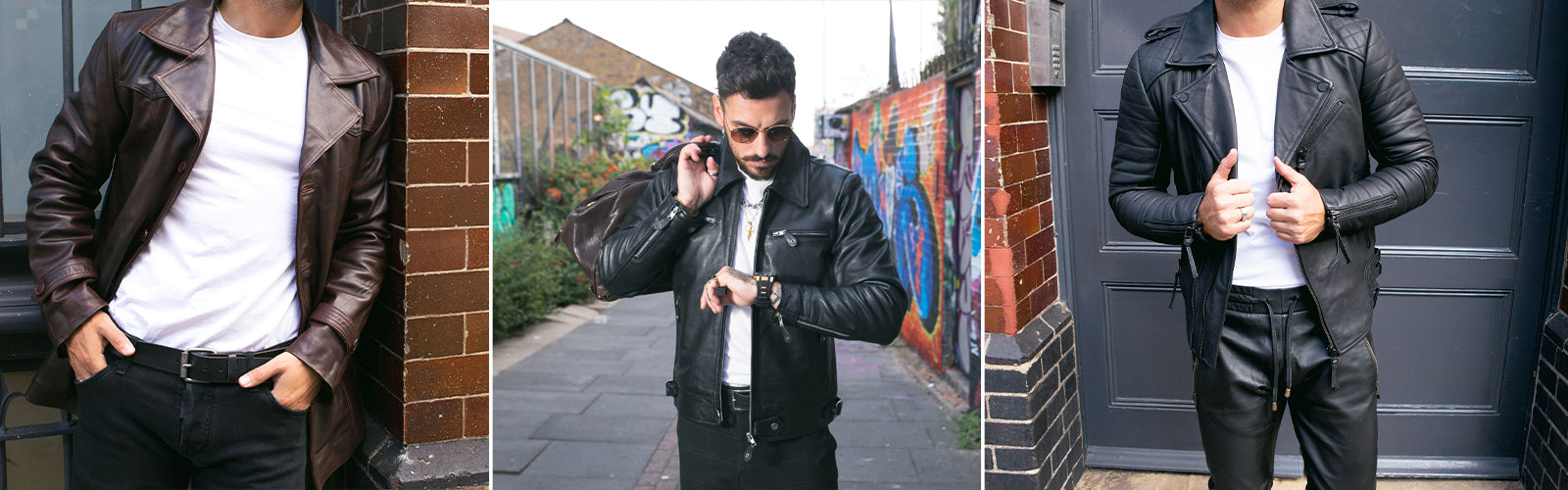 Infinity Leather Mens leather clothing | Dive into our men's black leather jacket ...