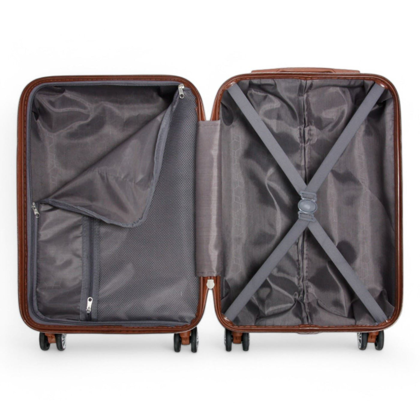 Hard Shell Cabin 55 x 36 x 20 cm ABS Suitcase Luggage Suitable for Easyjet, Ryanair
