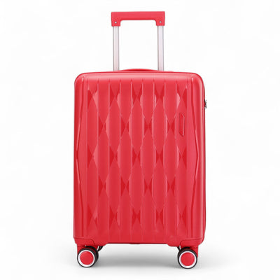 Hard Shell Suitcase Cabin TSA Luggage Travel Set