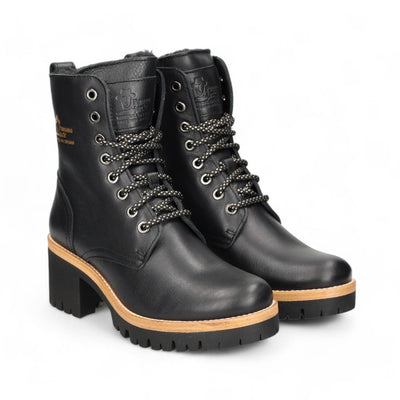 Panama Jacks Women's Black Leather Padma B11 Boots