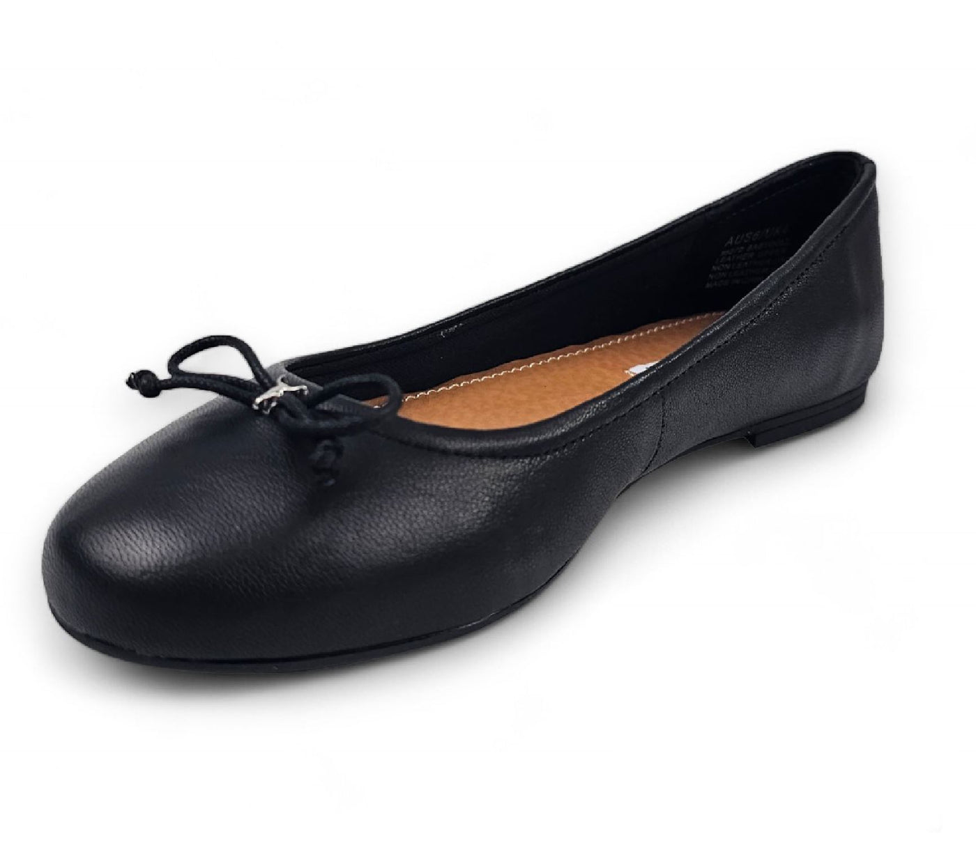 Windsorsmith Black Leather Mocassin Flat Shoes - Babydoll