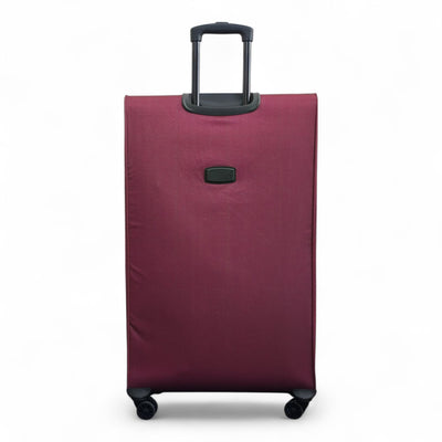 Expandable Soft 8 Wheel Lightweight Suitcase Luggage Travel Bags Set