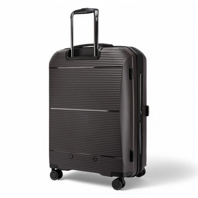 Expandable Hard Shell PP 8 Wheel Luggage Travel Cabin Holiday Bags Suitcase Set