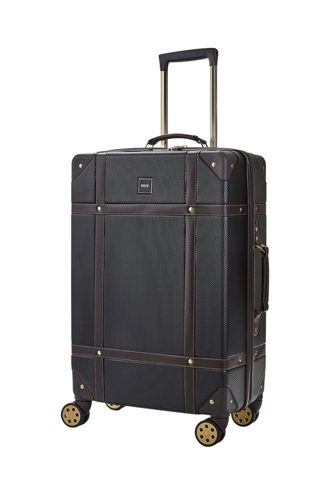 Vintage Hard Shell Luggage Trunk Suitcase Set