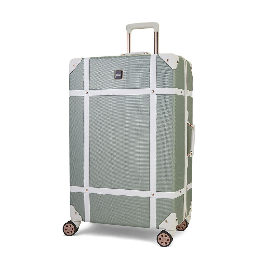 Vintage Hard Shell Luggage Trunk Suitcase Set