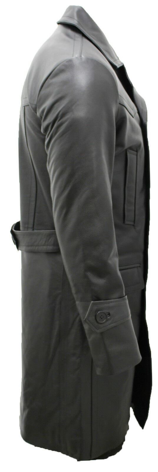 Mens Cowhide Leather Peacoat-Dortmund