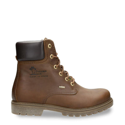 Panama Jack 03 GTX C1 Men's Bark Brown Waterproof Leather Ankle Boots