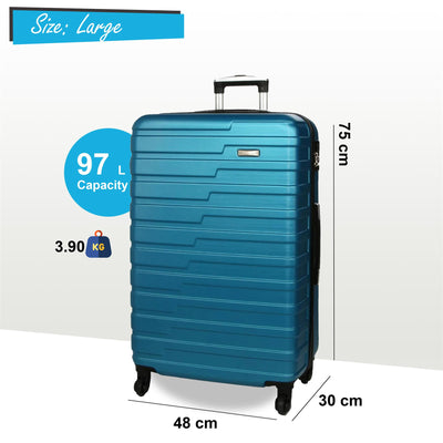 Robust Luggage Lightweight Hard Shell Suitcase