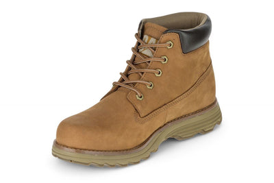 Caterpillar Men's Founder Brown Leather Everyday Ankle Boots