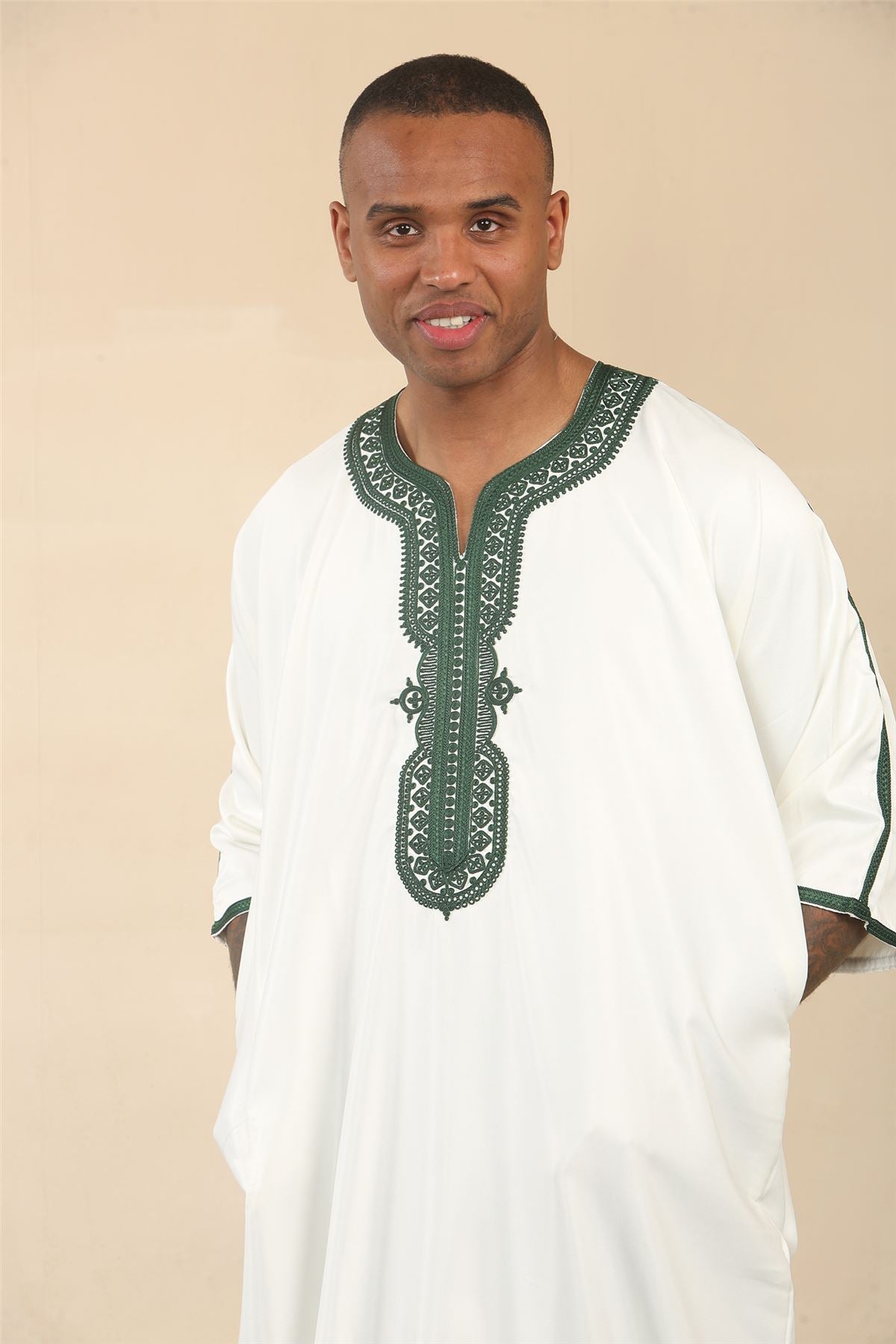 Men's Moroccan Thobe Djellaba Jubba Robe Eid