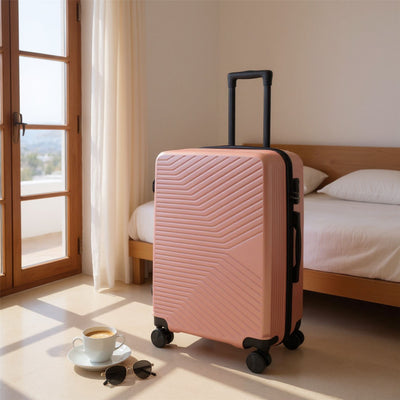 Hardshell Suitcase Set Robust 8 Wheel Luggage Cabin Case Bag