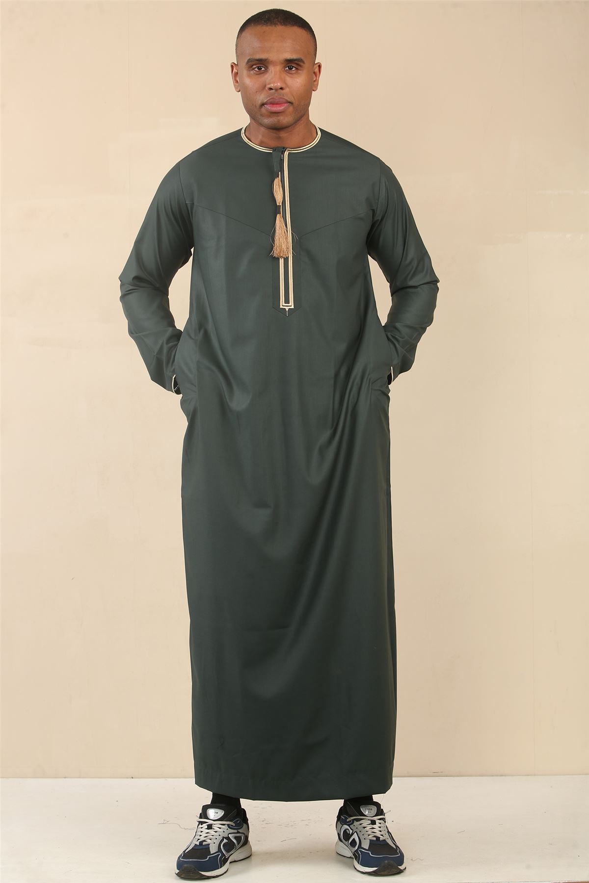 Men's Omani Eid Thobe  Saudi Emirati Jubba Robe