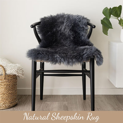 Genuine Sheepskin Natural Silky Soft Fluffy Real Wool Rug