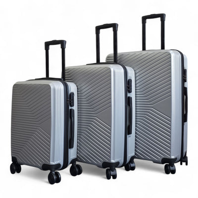 Hardshell Suitcase Set Robust 8 Wheel Luggage Cabin Case Bag