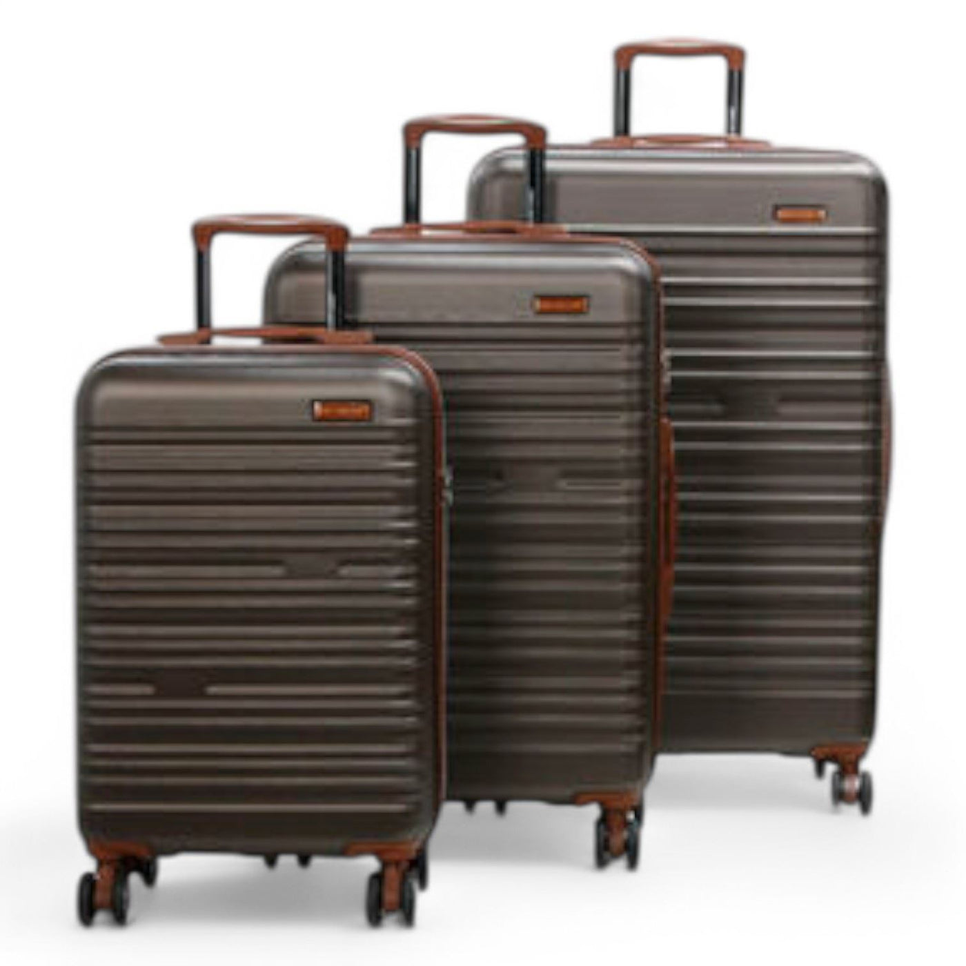 Expandable Hard Shell ABS Suitcase Set 8 Wheel Robust Travel Case Holiday Luggage