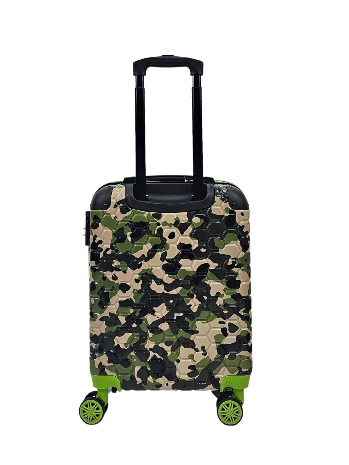 Hardshell Camo Robust ABS Suitcase Set