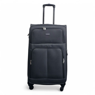 Expandable Soft Shell 4 Wheel Luggage Travel Cabin Suitcase Set Holiday Bags