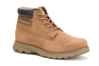 Caterpillar Men's Founder Brown Leather Everyday Ankle Boots