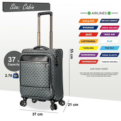 Lightweight Cabin Suitcase Luggage Travel Bag