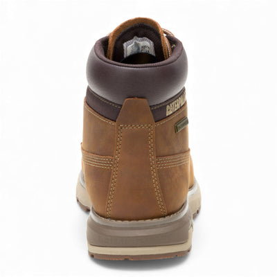 Caterpillar (CAT) Men's Pursue Brown Leather Everyday Work Hiking Ankle Boots