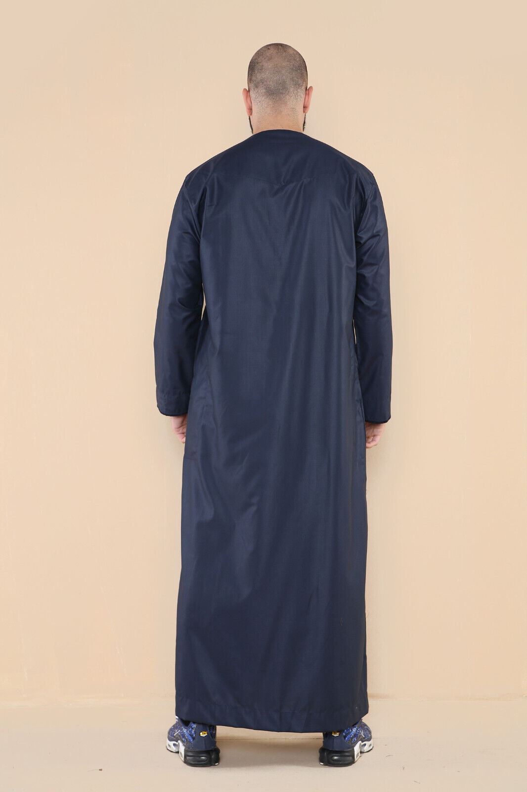 Mens Thobe Jubba Saudi Islamic Arab Eid Emirati Kaftan Jubbah Tassel Robe