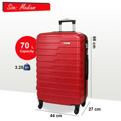 Robust Luggage Lightweight Hard Shell Suitcase