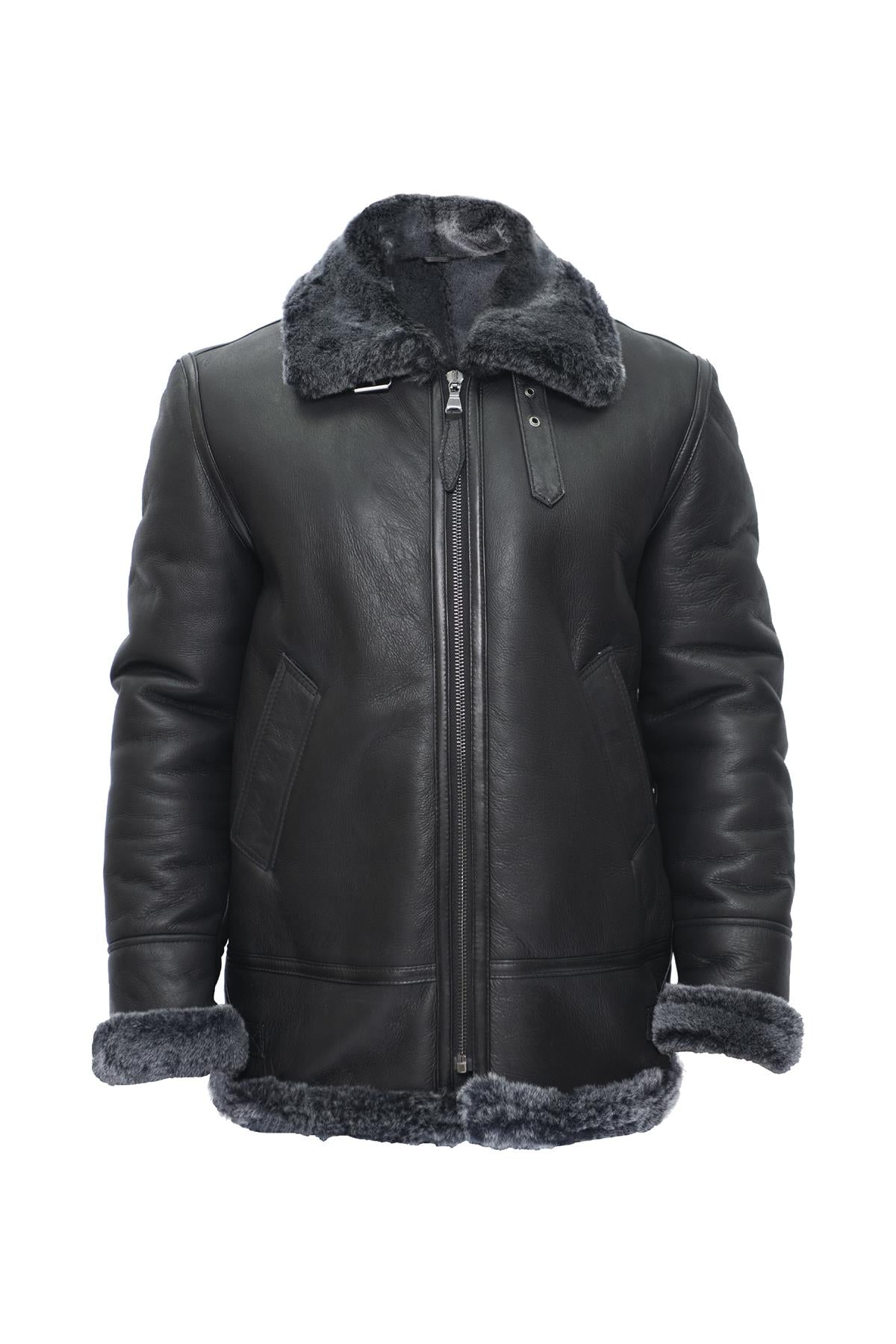 Mens B3 Aviator Flying Sheepskin Jacket-Hornsey