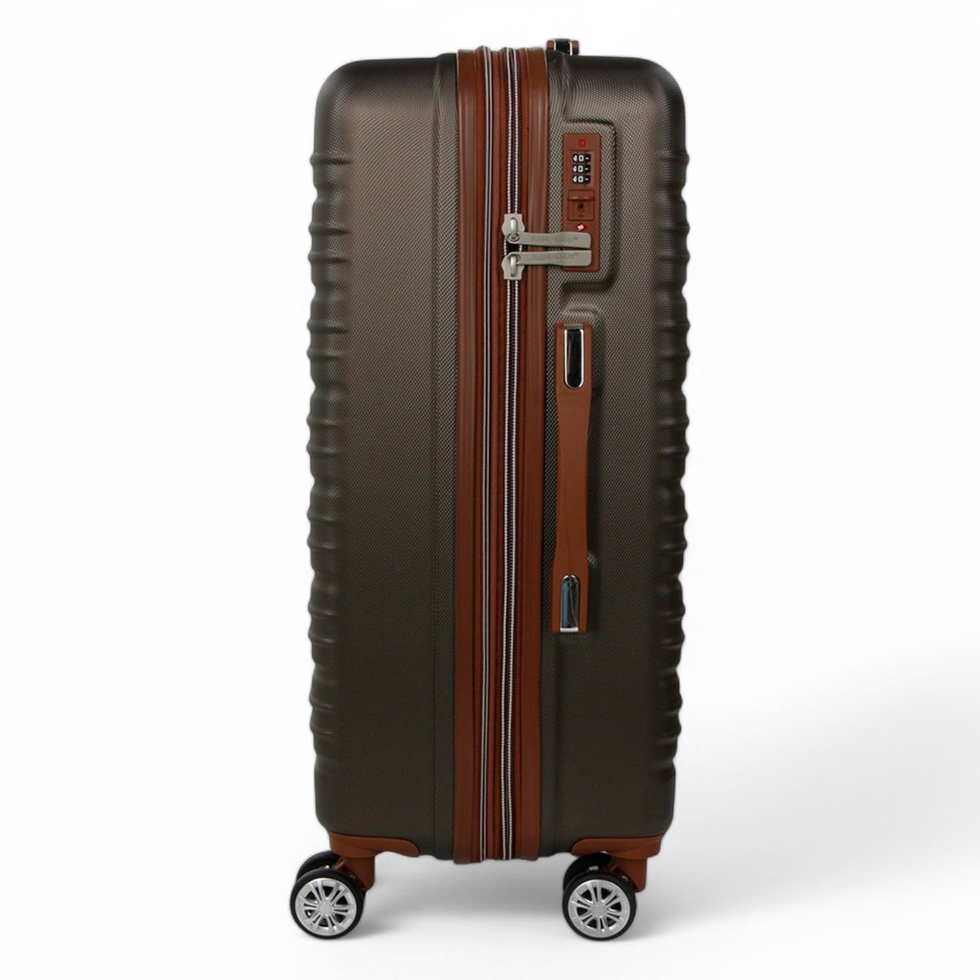 Expandable Hard Shell ABS Suitcase Set 8 Wheel Robust Travel Case Holiday Luggage