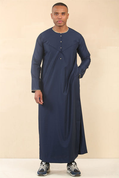 Men's Omani Eid Thobe  Saudi Emirati Jubba Robe