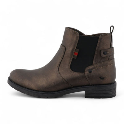 Mustang Women's Golden Brown Chelsea Ankle Boots