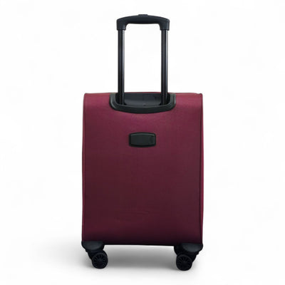 Expandable Soft 8 Wheel Lightweight Suitcase Luggage Travel Bags Set