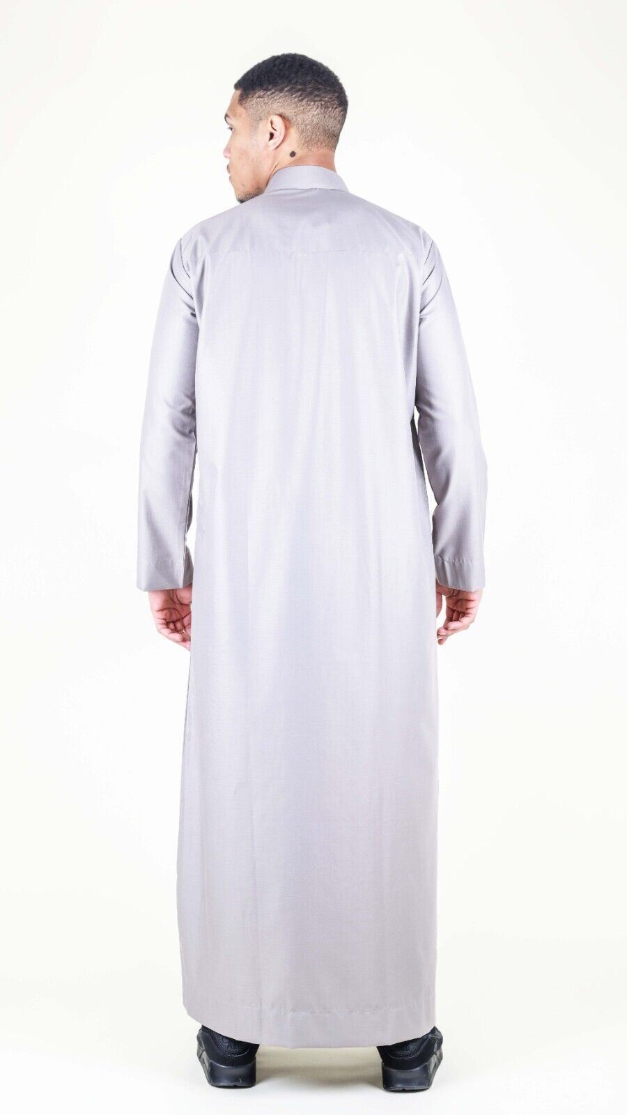 Mens Thobe Jubba Saudi Islamic Arabic Eid Cotton Kaftan Jubbah Umrah Robe