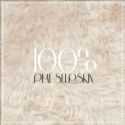 Luxury Genuine Sheepskin  40x40cm Real Wool Single Sided Cushion