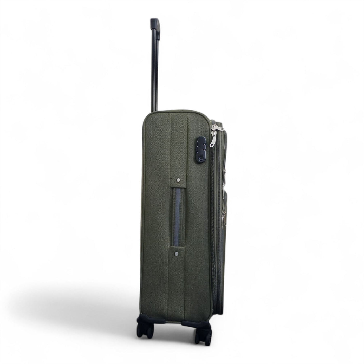 Expandable Soft 8 Wheel Lightweight Suitcase Luggage Travel Bags Set