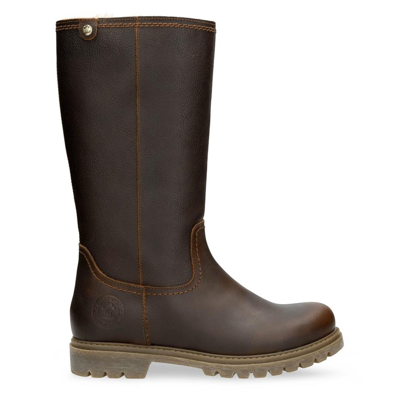 Panama Jack Women's Bambina B82 Chestnut Waterproof Leather Winter Boots