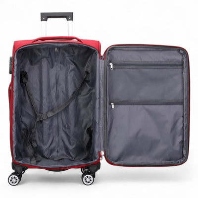 8 Wheel Lightweight Suitcase Luggage Travel Bags Set