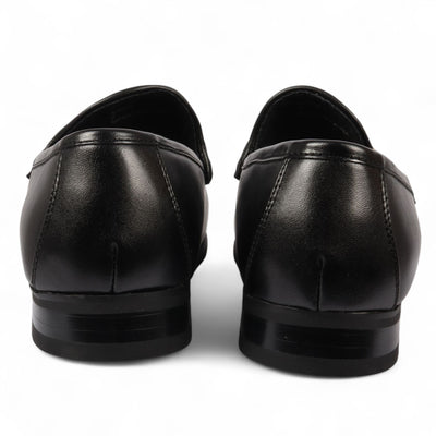 Men's Loafers with Gold Buckle Smart Slip-On Shoes