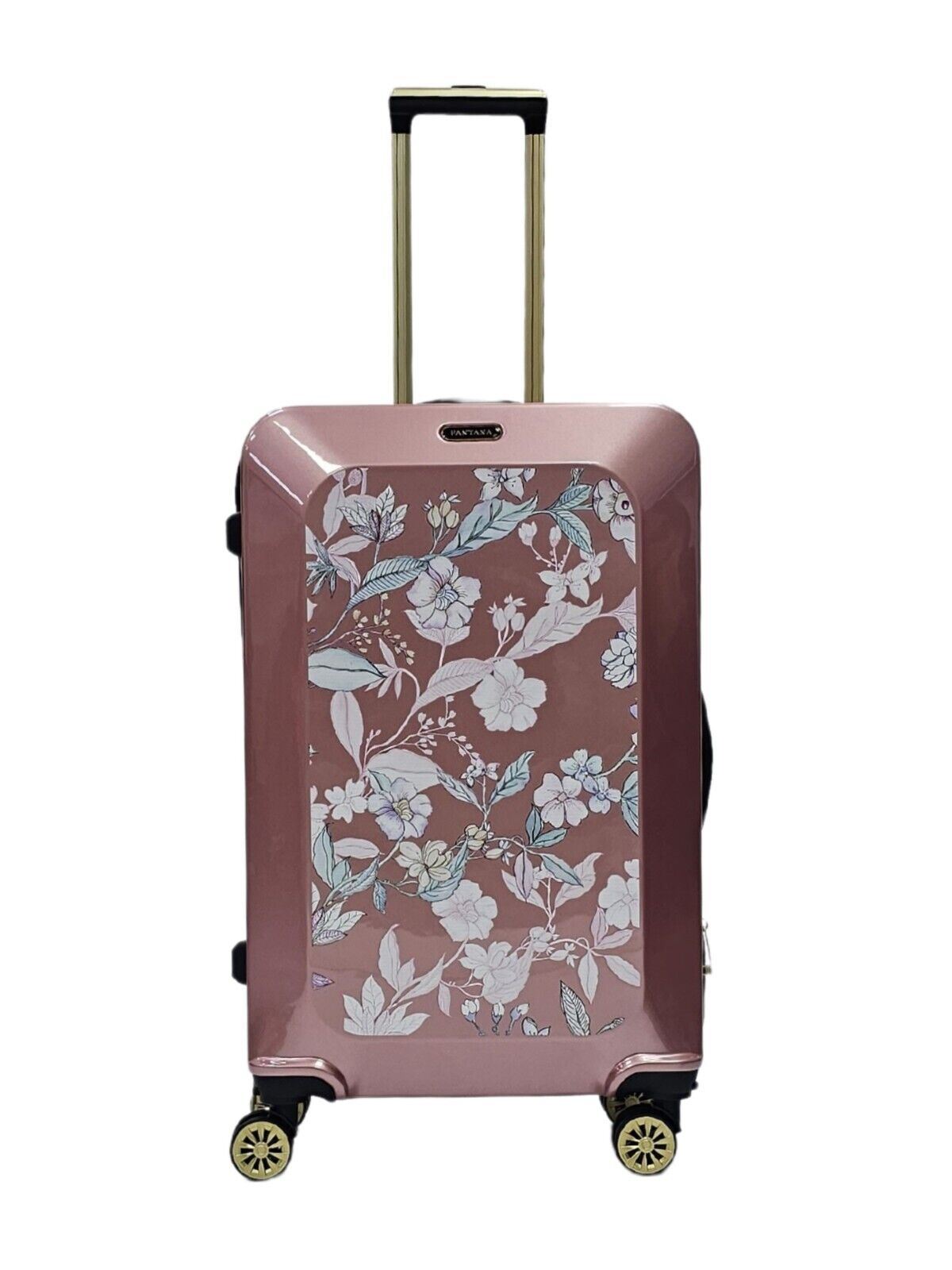 Hard Shell Flower Print Suitcase Luggage Set