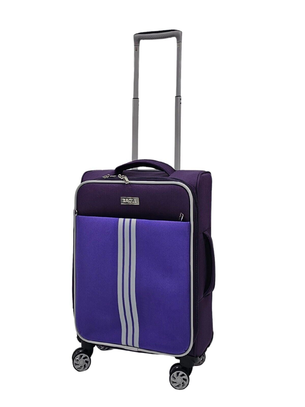 Lightweight  Soft Suitcases 4 Wheel Luggage Travel Bag