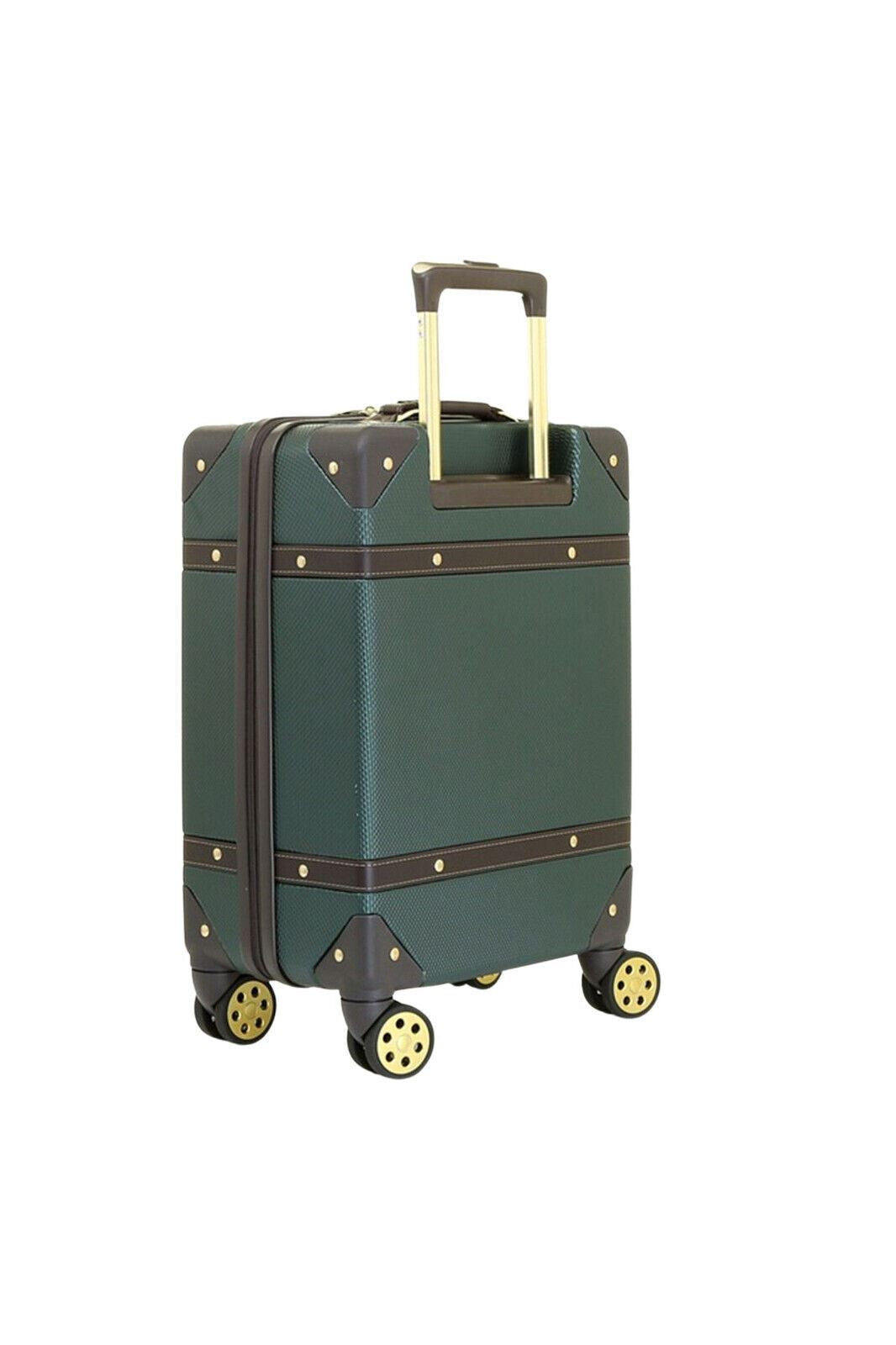 Vintage Hard Shell Luggage Trunk Suitcase Set