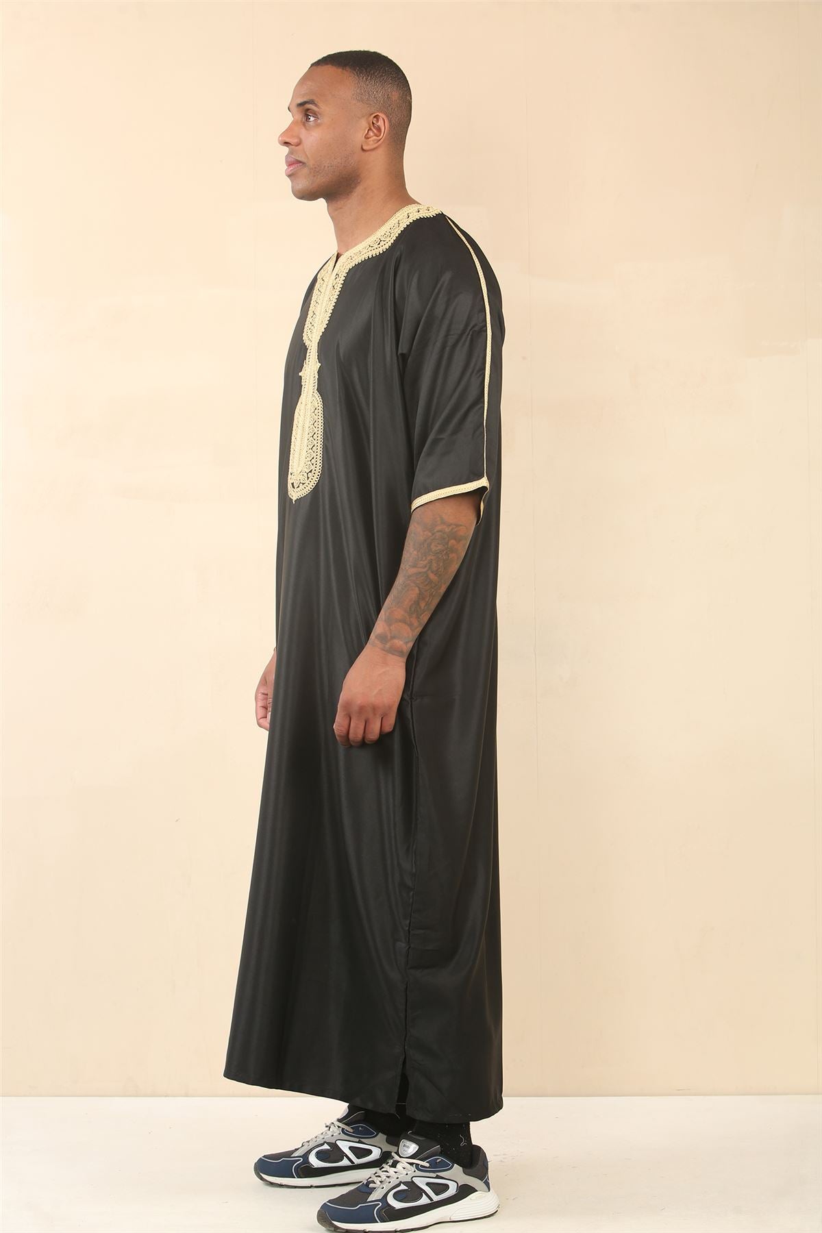 Men's Moroccan Thobe Djellaba Jubba Robe Eid